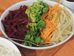 Rote Beete, Salat, Möhren, Fenchel und Kohlrabi